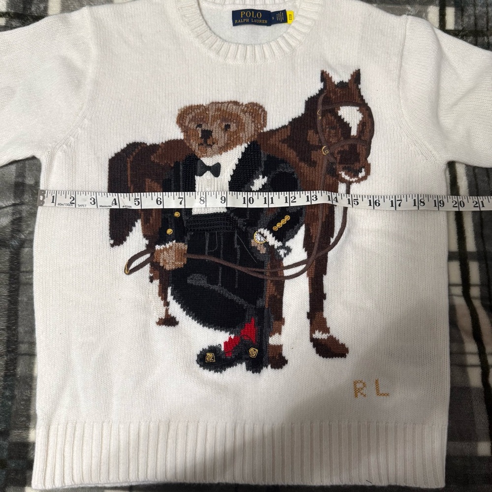 Polo Ralph Lauren Bear Horse Sweater - Picture 3 of 5